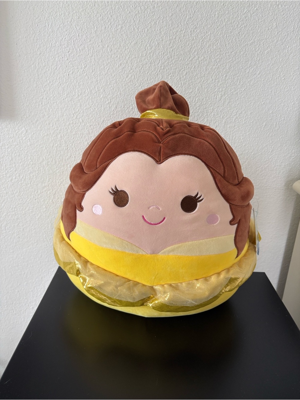 New With Tags Belle Plush Doll Squishmallow-Style Yellow Princess Plush 20” Size